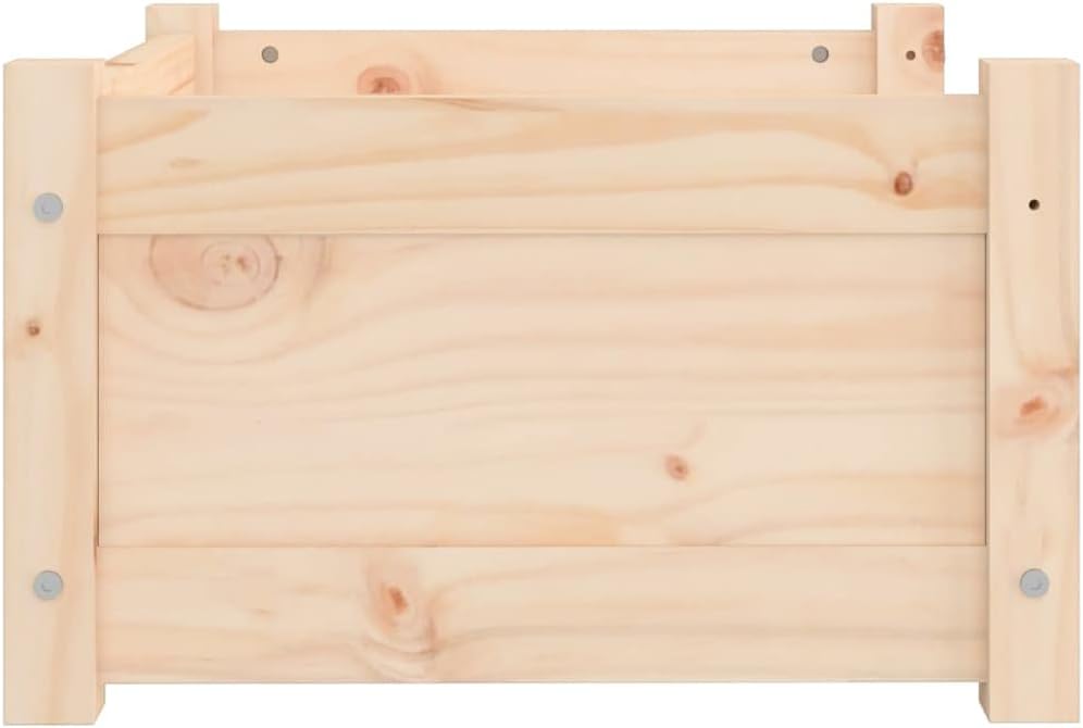homiuse Hundebett Katzenbett 55,5x45,5x28 cm Massivholz Kiefer Hundekorb Katzenkorb Hundebett Grosse