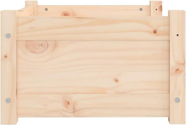 homiuse Hundebett Katzenbett 55,5x45,5x28 cm Massivholz Kiefer Hundekorb Katzenkorb Hundebett Grosse
