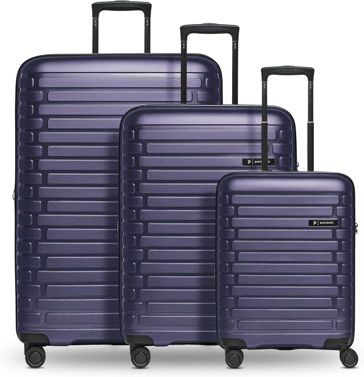 Hartschalen Koffer-Set 3-teilig | hochwertiges Polypropylen Material | mit Dehnfalte erweiterbar um