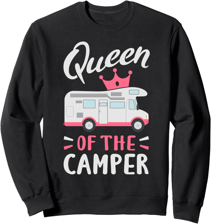 Wohnmobil Wohnmobil Wohnmobil Camping Queen Of The Camper Sweatshirt
