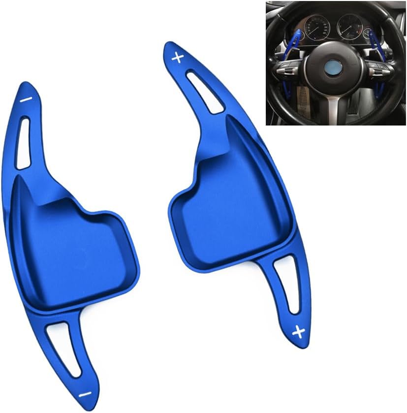 HIBEYO Lenkrad Schaltpaddel Verlängerung Schaltwippen für BMW 3er F30 F31 F34 5er F10 F11 1er F20 F2