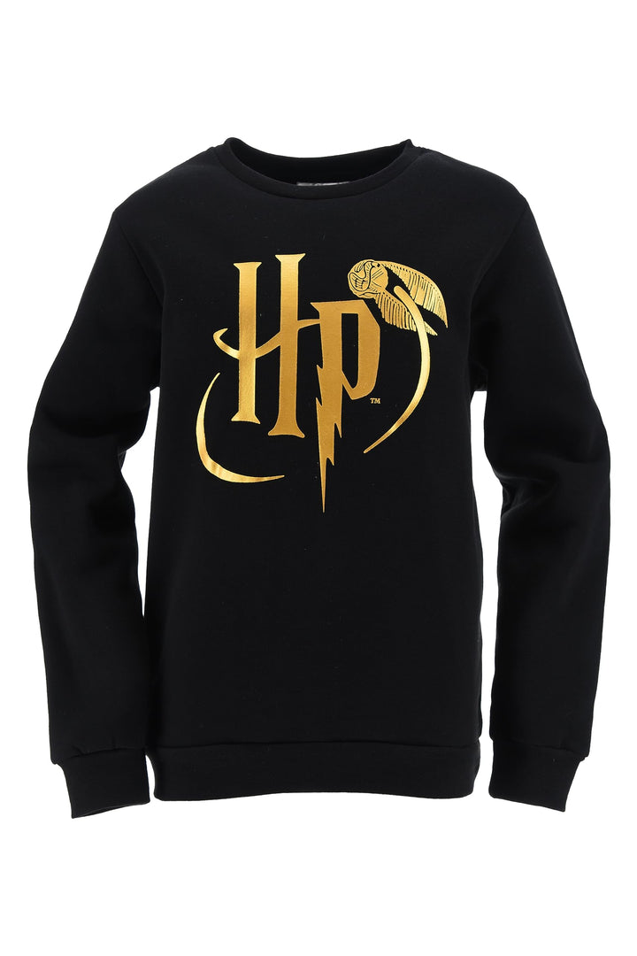 Harry Potter Jungen und Mädchen Sweatshirt 8 Jahre Schwarz, 8 Jahre Schwarz