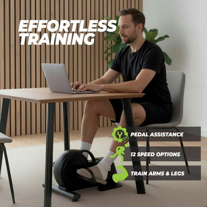 VirtuFit MB450 Elektrischer Bewegungstrainer – Pedaltrainer für Arme & Beine – 12 Geschwindigkeiten