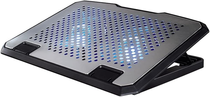 Hama Laptop Kühler für Laptops bis 15,6“ (extraleiser Notebook Kühler, 2 Lüfter, Kühlpad und Laptop