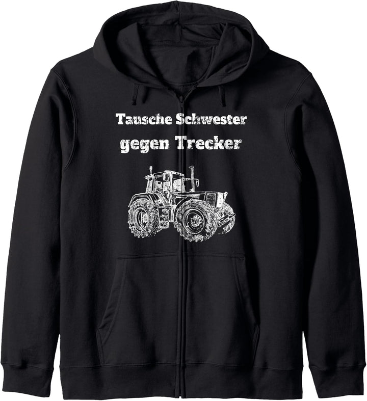 Traktor Landwirt Trecker Landwirtschaft Sohn Kind Bruder Kapuzenjacke