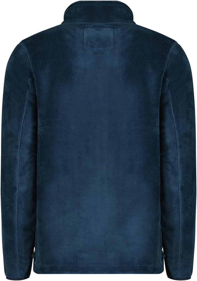 UPLOAD - Geographical Norways Herren Fleece Marineblau Grösse S, marineblau, Small-Medium