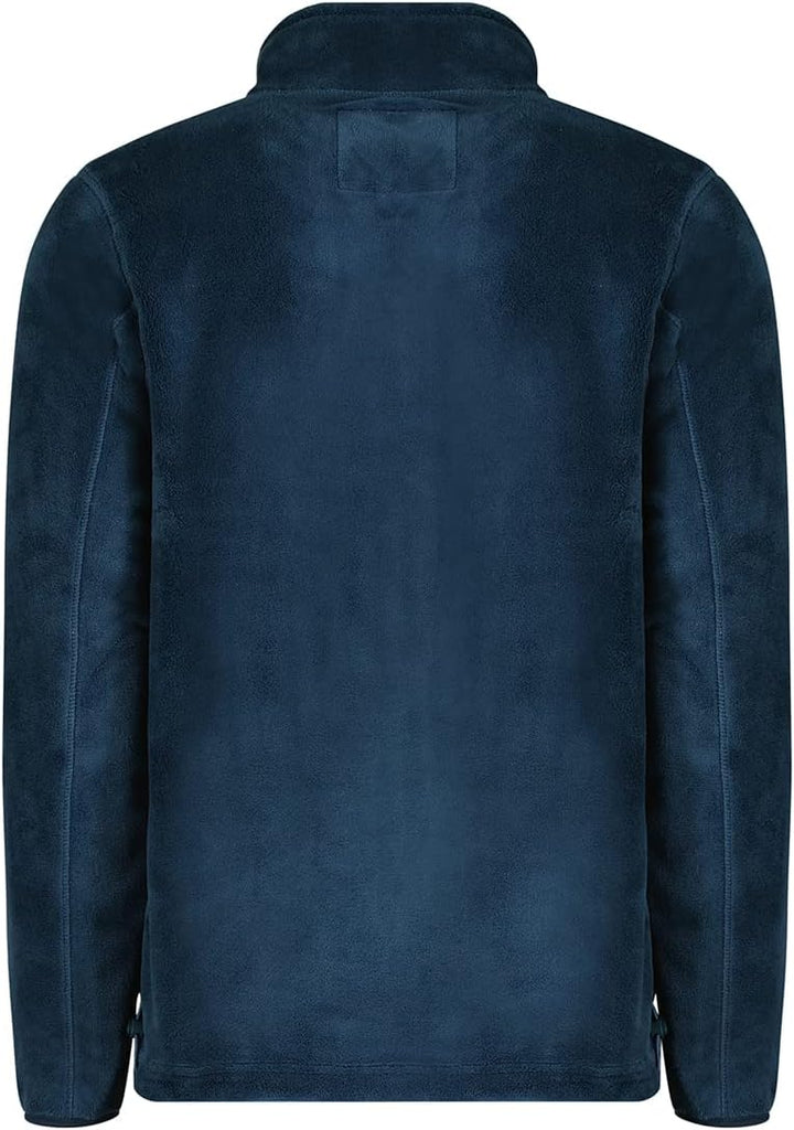 UPLOAD - Geographical Norways Herren Fleece Marineblau Grösse S, marineblau, Small-Medium