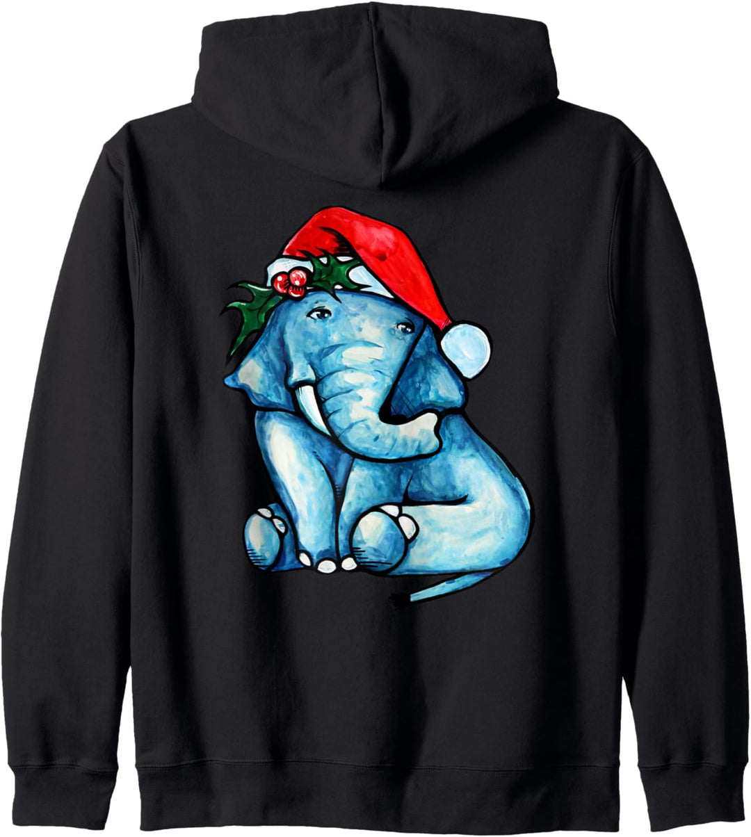 Frohe Weihnachten Elefant Frohe Weihnachten Festliche Kapuzenjacke