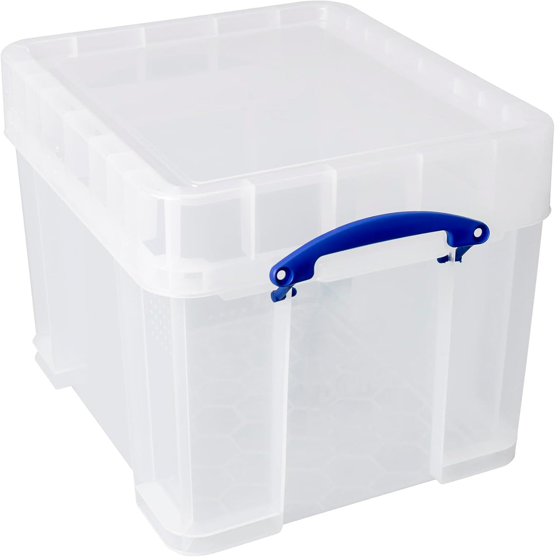 Really Useful Aufbewahrungsbox, 35 Liter, Grösse XL, transparent