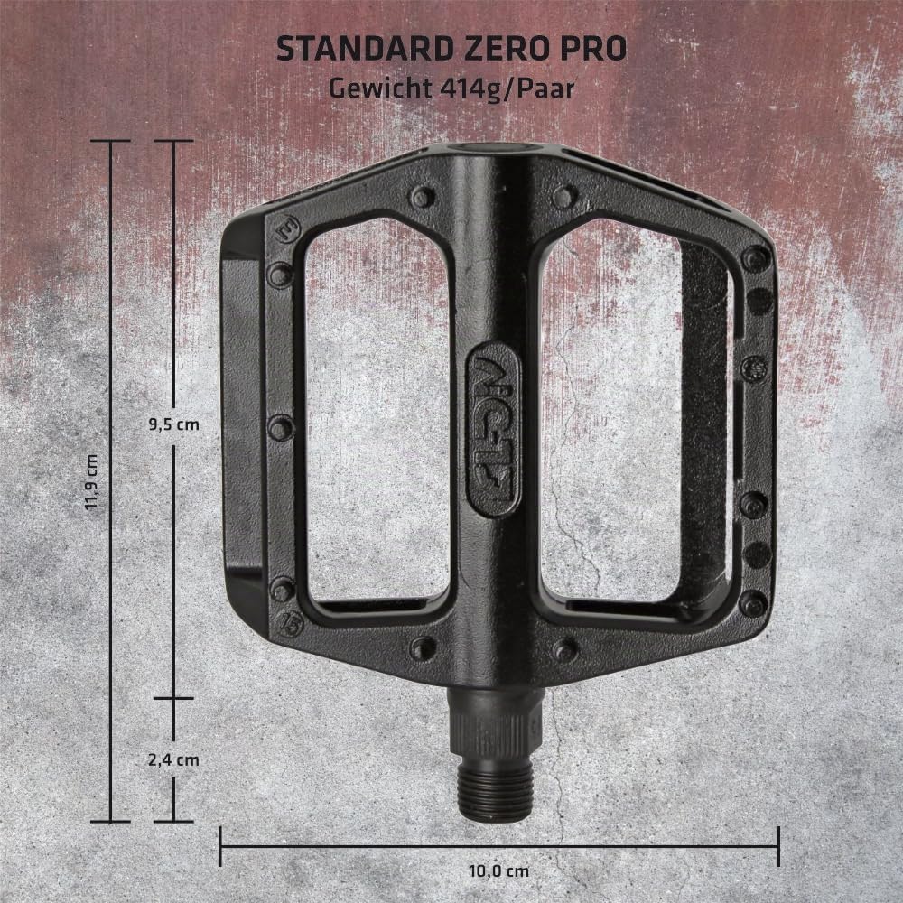 NC-17 STD Zero Pro Aluminium Plattform Pedale / Fahrrad Pedale MTB / Mountainbike Pedal / BMX Pedal