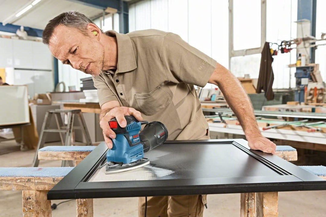 Bosch Professional Schwingschleifer GSS 160-1 A Multi (180 Watt, 1,6 mm Schwingkreis-Ø, in