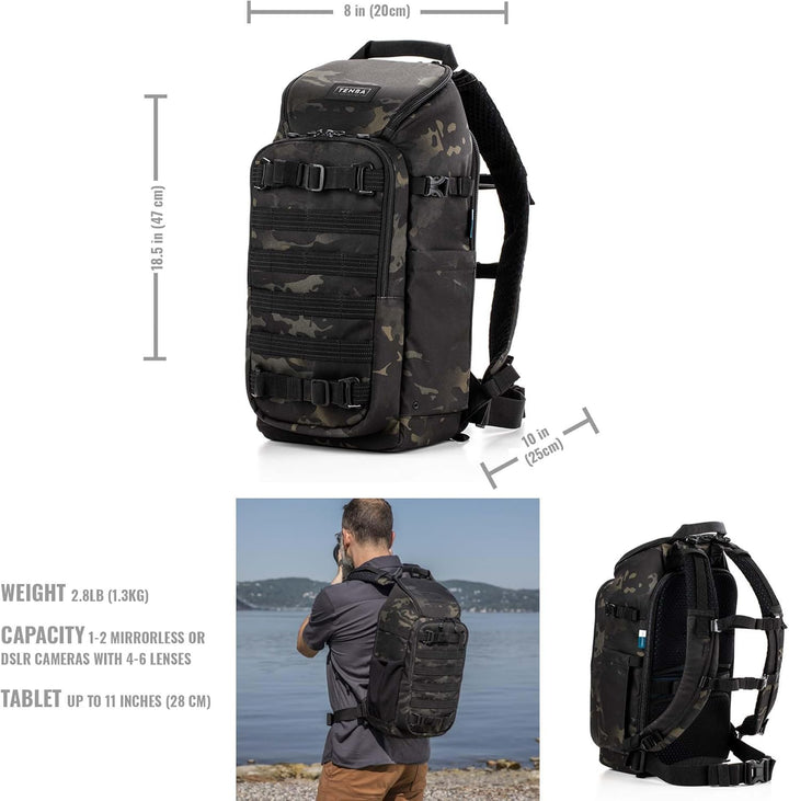Tenba Unisex Axis V2 Gepäck – Kabinengepäck (1er Pack) 16 Liter Multicam Black, 16 Liter Multicam Bl