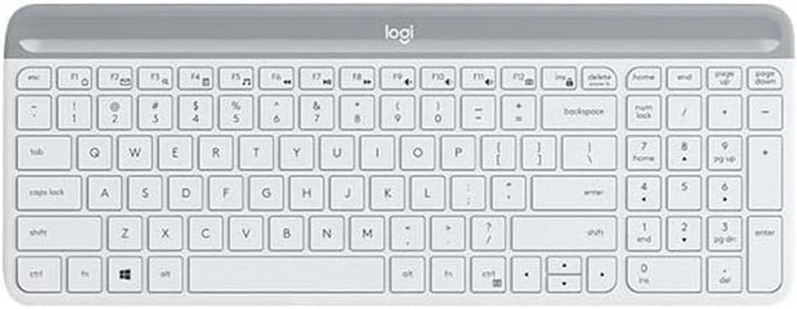 Logitech MK470 Slim Combo Kabelloses Tastatur-Maus-Set, 2.4 GHz Verbindung via Nano-USB-Empfänger, 1