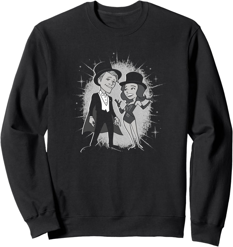 Marvel WandaVision Wanda and Vision Magician Outfit Retro Sweatshirt