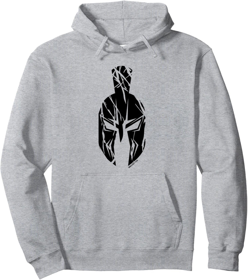 Spartaner Helm Gladiator Helm | Spartan Beast ON weisses Pullover Hoodie