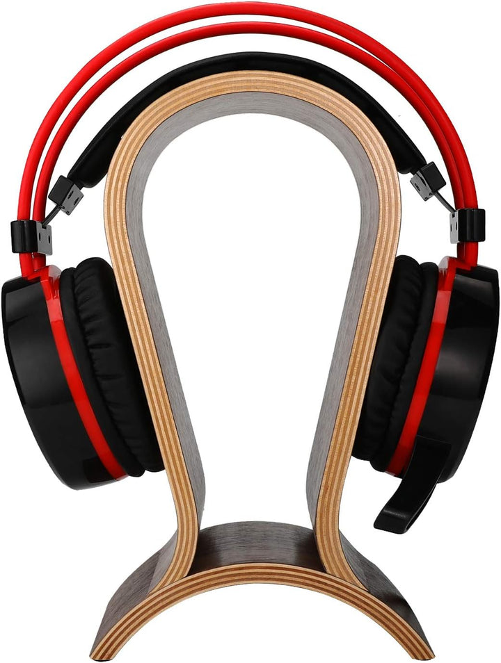 Kopfhörerständer Holz, Kopfhörer Halter Headset Halterung Gaming Headset Ständer für Over-Ear-Kopfhö