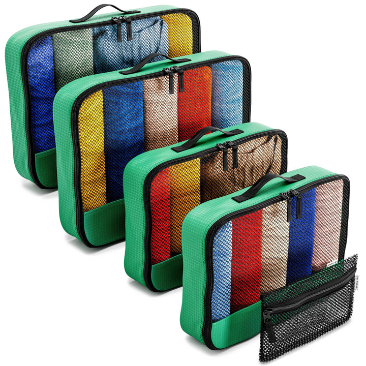 OW-Travel Einfach zu Organisierende Packtaschen für Koffer. Kleiderlagerung mit Reisewürfeln ein Kle