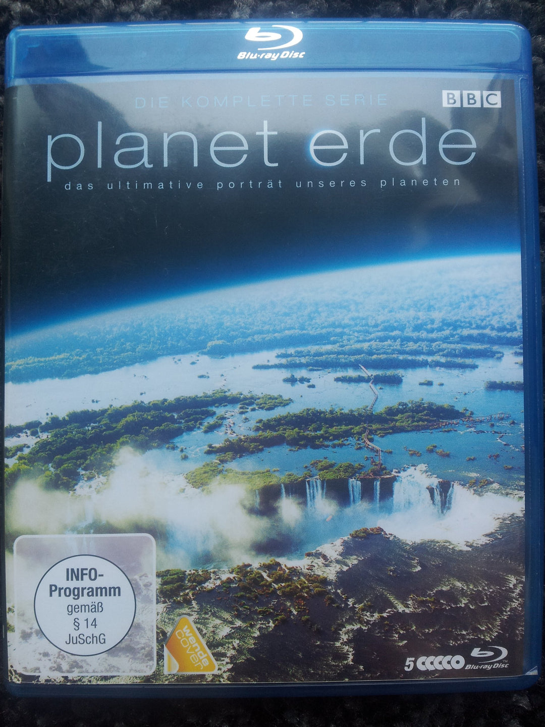 Planet Erde - Die komplette Serie (5 Discs, Softbox) [Blu-ray], Blu-ray