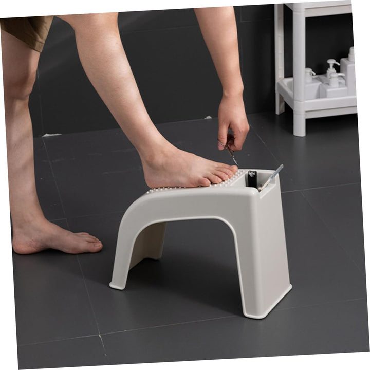 SAFIGLE Dusche Fussstütze rutschfest Stabiler Duschhocker Fusshocker Für Pediküre Haushaltsdusche Fu