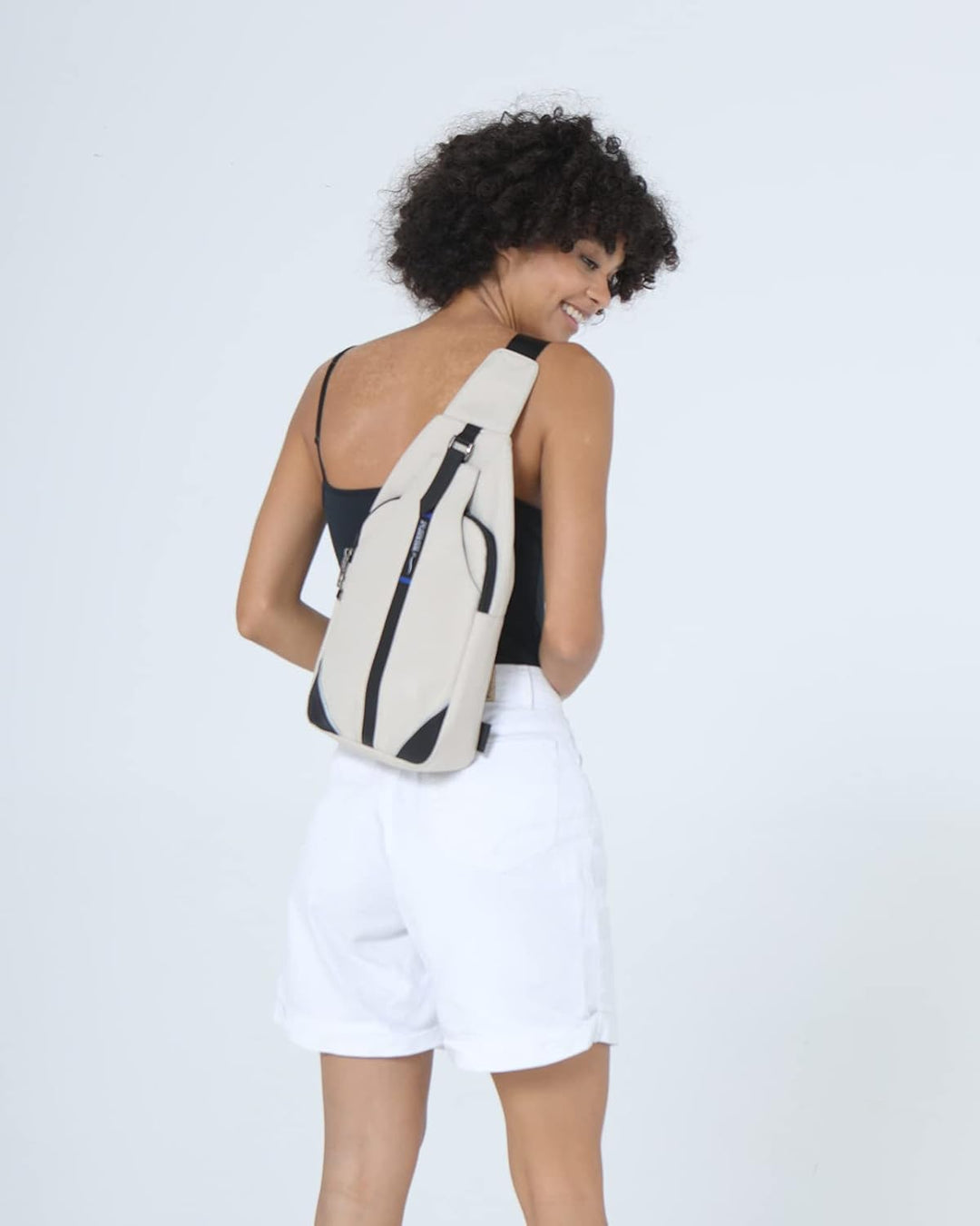 WATERFLY Anti-Diebstahl Sling Bag für Damen und Herren Brusttasche Hippie Crossbody Bag Multipurpose