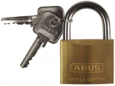 ABUS Vorhängeschloss Messing 85IB/50 - wetterfest - für See- und Hafengebiete - Messing-Schlosskörpe