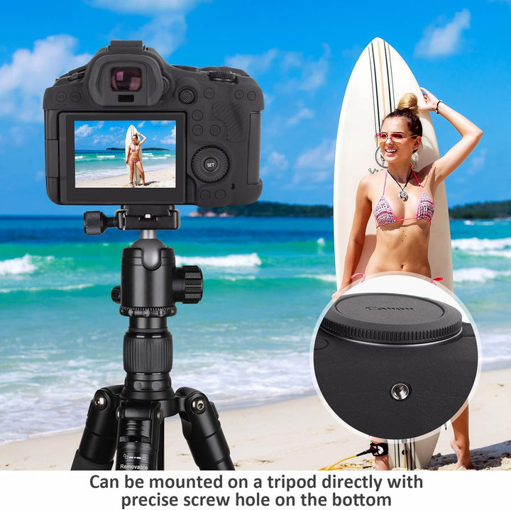kinokoo Schutzhülle für Canon EOS R6 III, weiche Silikonhülle für spiegellose EOS R6 Mark III, Ganzk