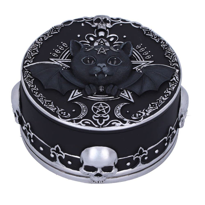 Nemesis Now Malpuss Schmuckdose, Schwarz, 10,8 cm, 10.8cm