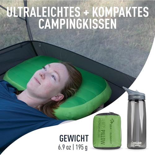 Sea to Summit Aeros Premium Pillow Deluxe - Kopkissen Lime Einheitsgrösse, Lime Einheitsgrösse