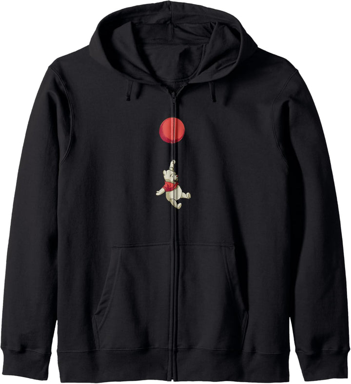Disney Winnie The Pooh Flying With Red Balloon Kapuzenjacke