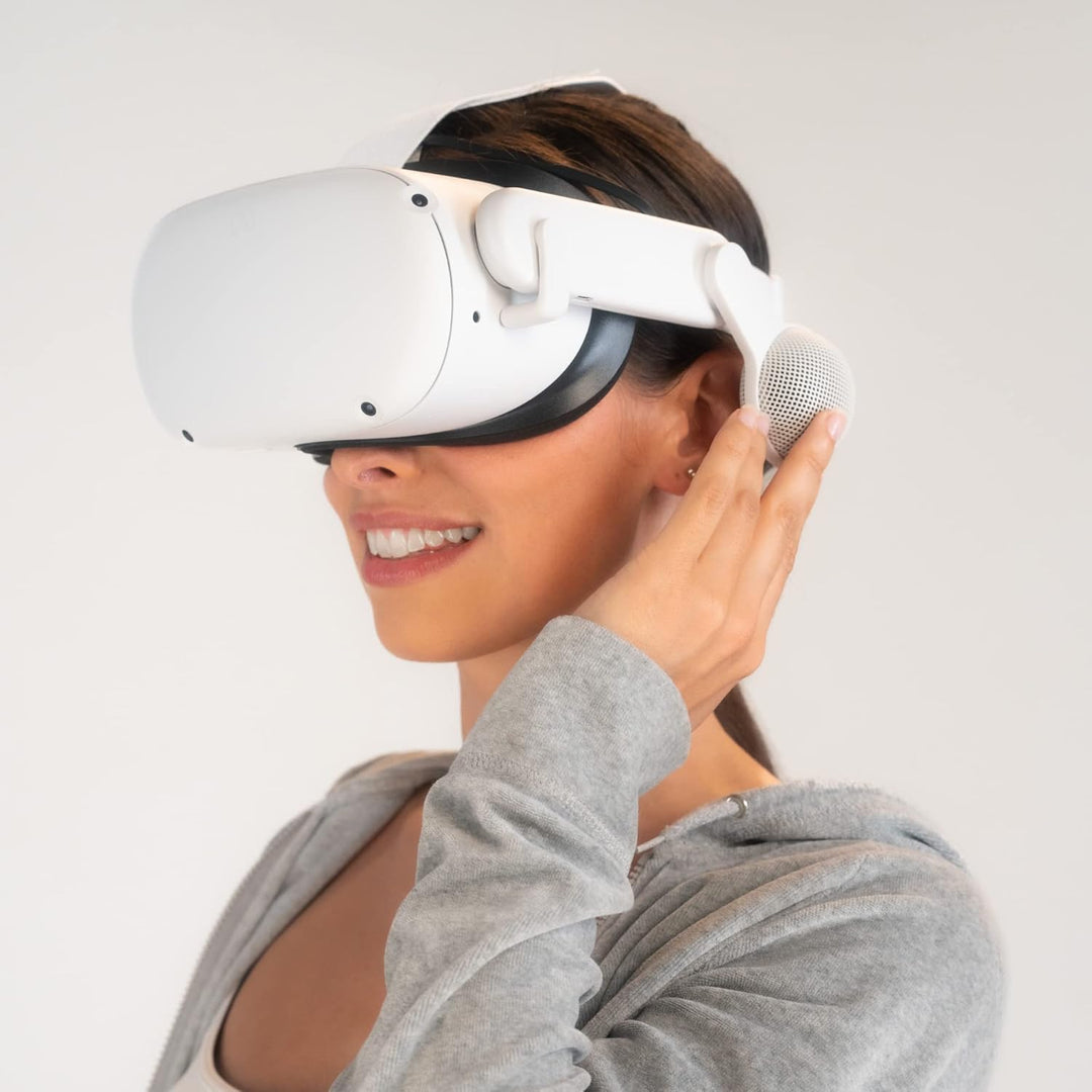 Logitech Chorus VR Off-Ear-Headset für Meta Quest 2, entwickelt für Gaming und VR-Fitness, leichtes,
