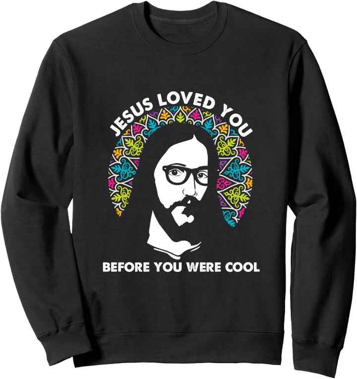 Jesus Liebt Dich Religion Gott Kirche Kruzifix Beten Gebet Sweatshirt