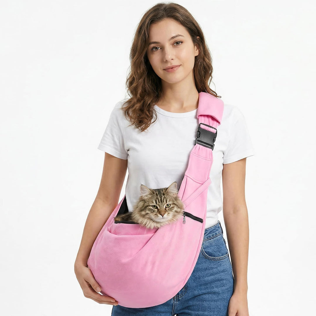ALLSOPETS Hundetragetasche Atmungsaktive Bequeme Haustier Tragetasche für Kleine Hunde Katzen Sicher