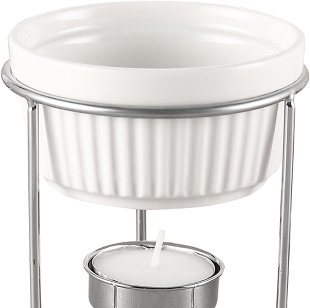 Keramik-Fondue-Wärmer – Buttertopf-Set, Küchenzubehör mit tragbarem Design, Kochzubehör mit leicht z