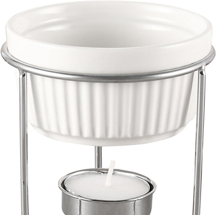 Keramik-Fondue-Wärmer – Buttertopf-Set, Küchenzubehör mit tragbarem Design, Kochzubehör mit leicht z