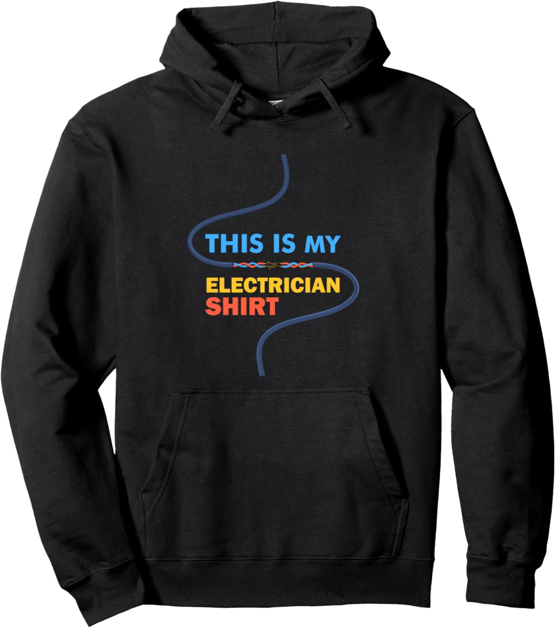 Elektriker Arbeiter Handwerker Lustiger Spruch Pullover Hoodie