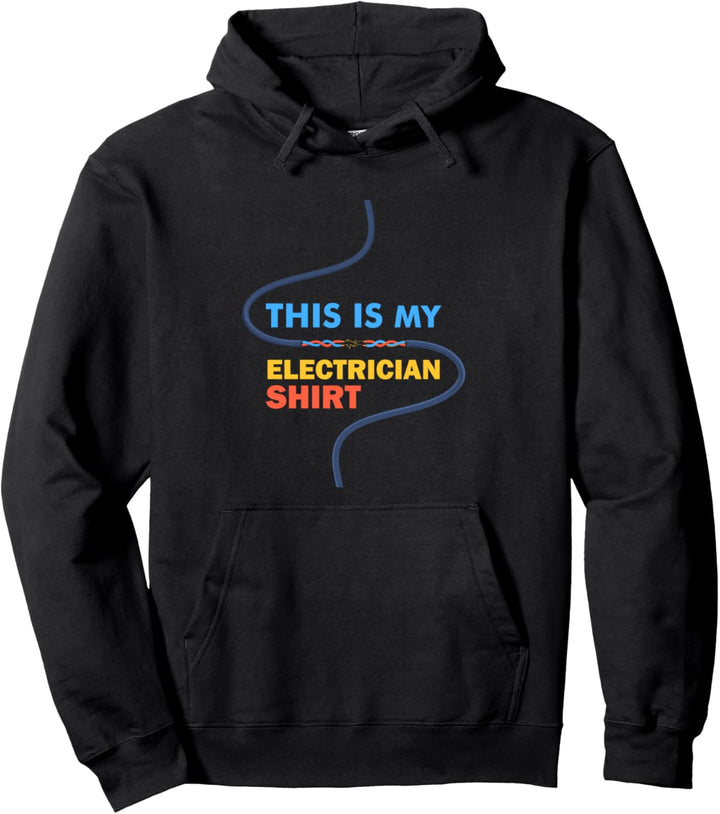 Elektriker Arbeiter Handwerker Lustiger Spruch Pullover Hoodie