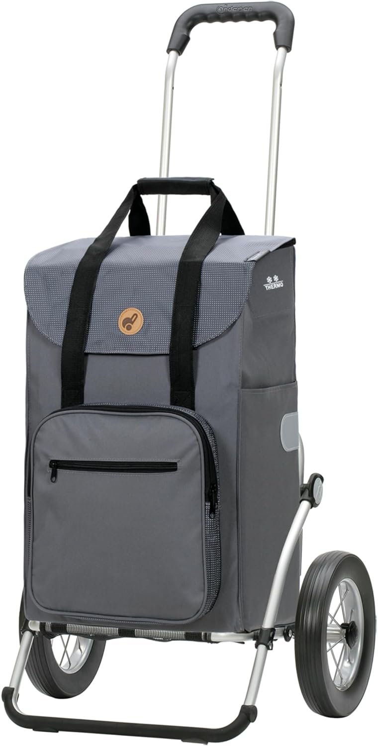 Andersen Einkaufstrolley - klappbar - 45 Liter - mit Kühlfach - Aufhängung für Einkaufswagen - belas