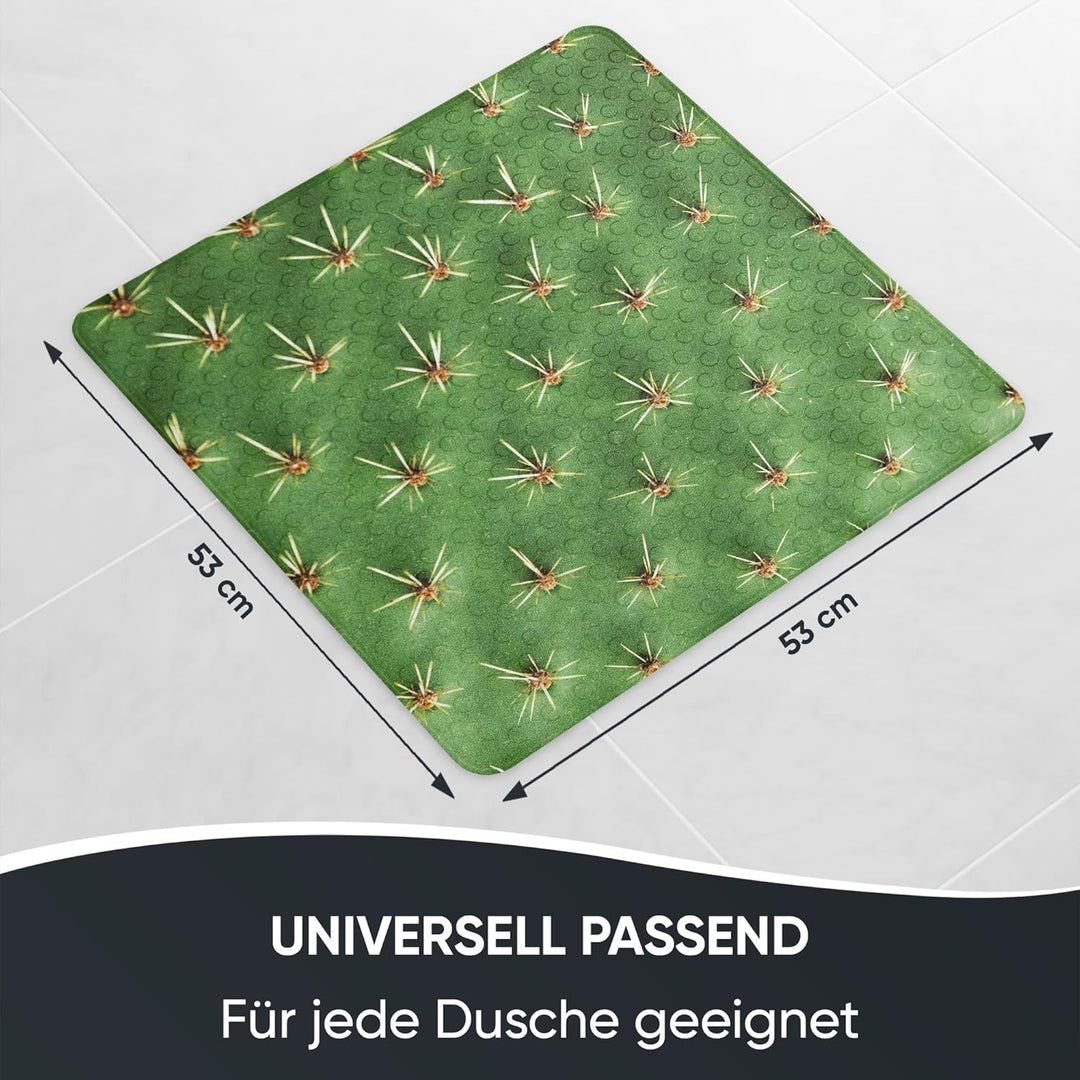 Sanilo Badematte 53 x 53 cm, rutschfeste Duschmatte für Dusche und Badewanne, Antirutschmatte maschi