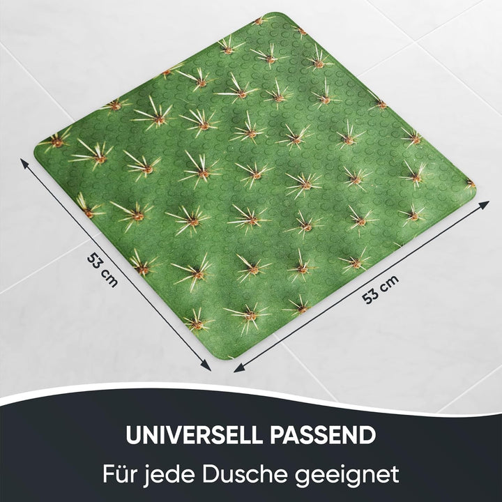 Sanilo Badematte 53 x 53 cm, rutschfeste Duschmatte für Dusche und Badewanne, Antirutschmatte maschi