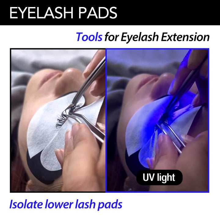 Lunamoon 100Paar Augenpads für Wimpernverlängerung Wimpern Pads Wimpernverlängerung Pad Wimpernlifti