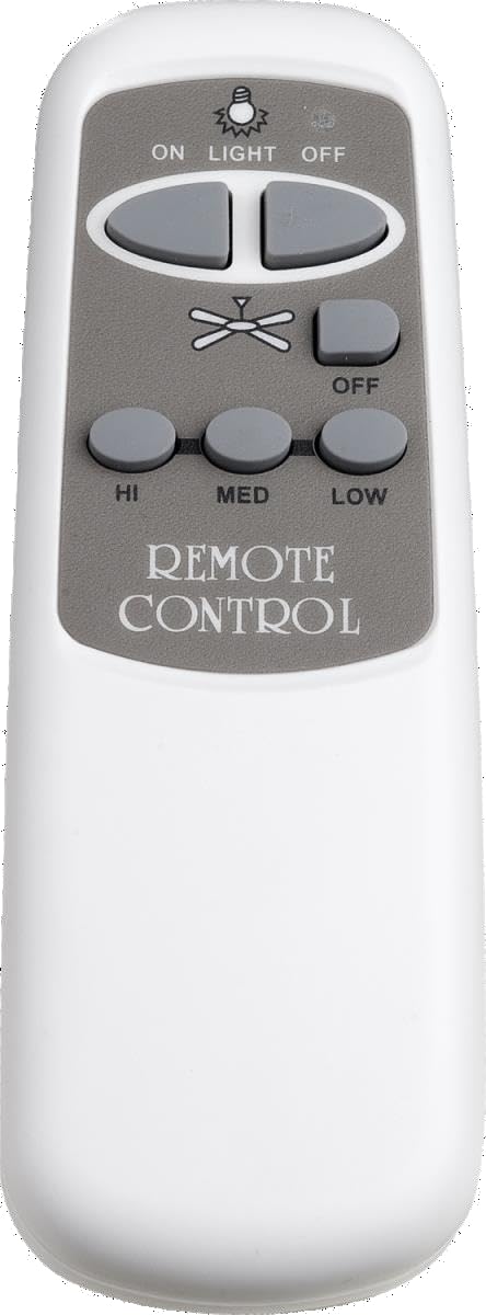 Globo Infrarot-Fernbedienungs-Ventilator mit 3 Geschwindigkeiten, weiss