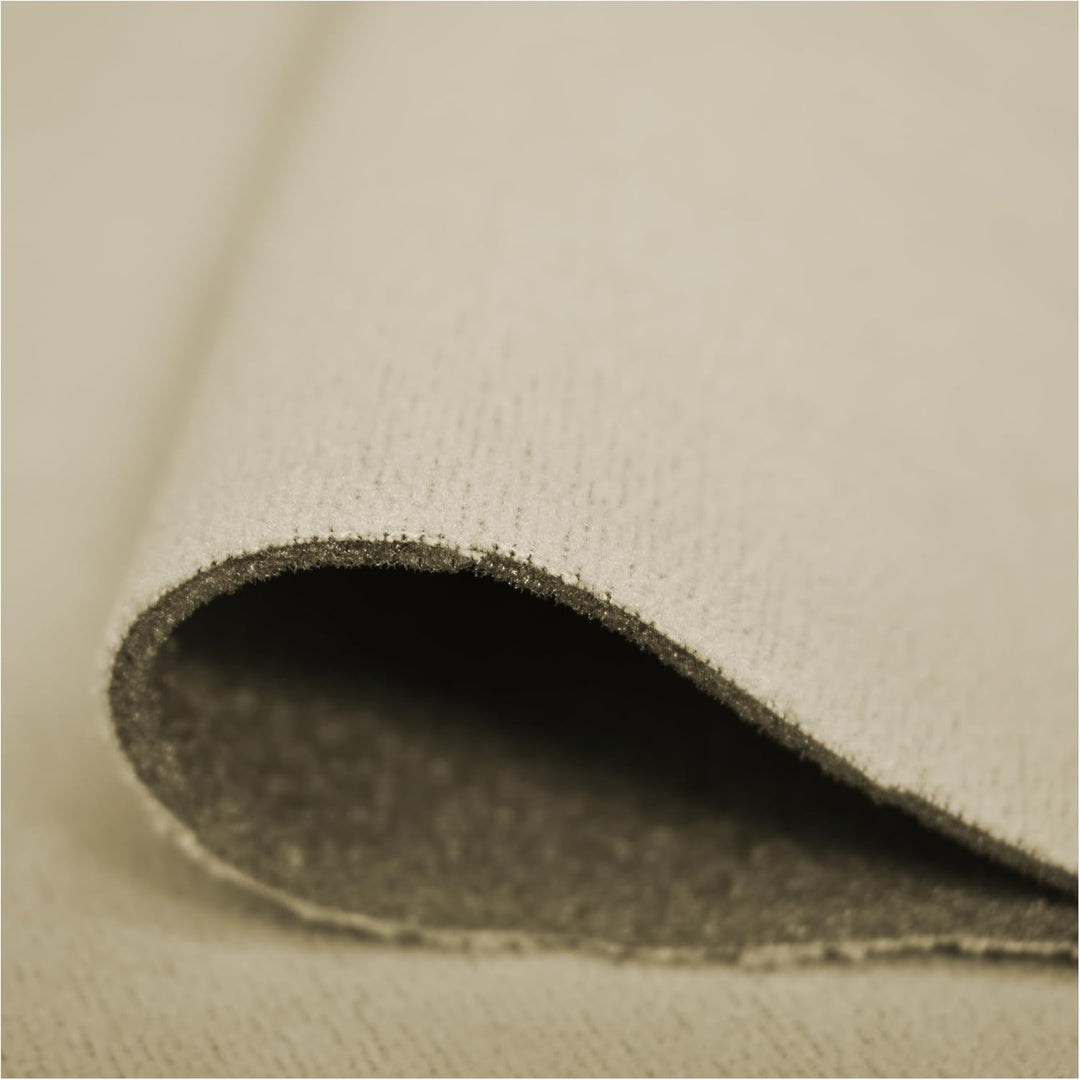 Autohimmelstoff Himmelstoff Dachhimmel Velour Himmel mit Schaum (Beige, 1,70m x 3m) | Grundpreis pro