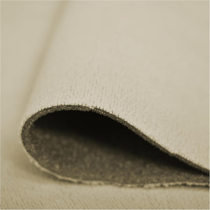 Autohimmelstoff Himmelstoff Dachhimmel Velour Himmel mit Schaum (Beige, 1,70m x 3m) | Grundpreis pro