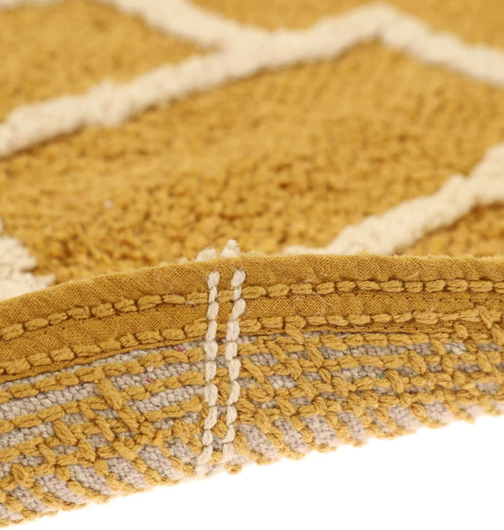 RugVista Badematte Riviera, ∅ 90 cm, Rund, Mittelflor, Moderner Badteppich, Maschinenwaschbar bis 30