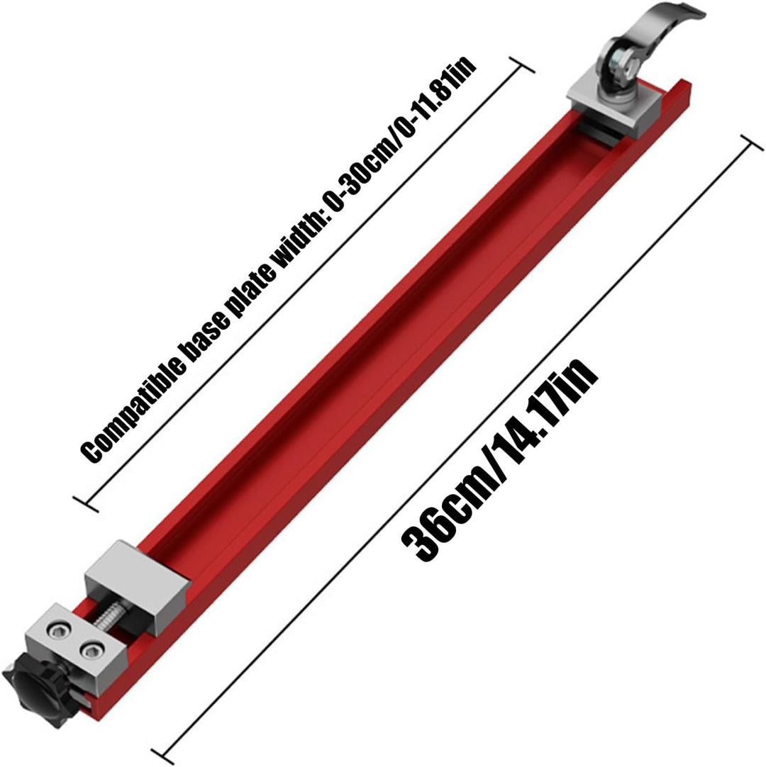 Adjustable Cutting Machine Base Guide | Adjustable Circular Saw Guide Rail,Punch Plate Base Woodwork