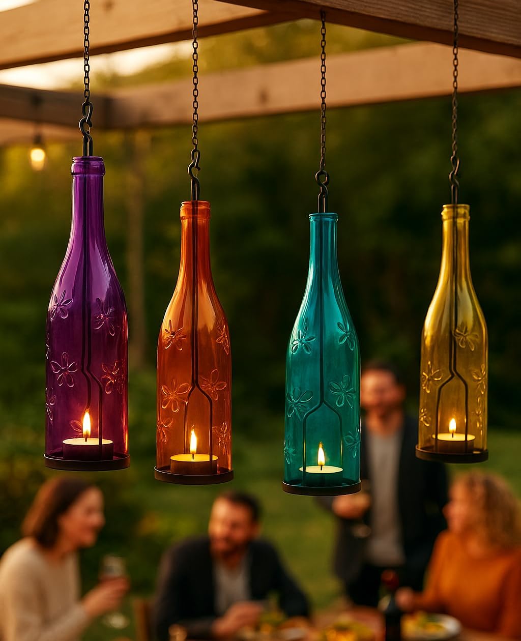 gzero Schmiedeeisen Leuchter, matt schwarz Finish dekorativer Kerzenhalter für Heimwerker Beleuchtun