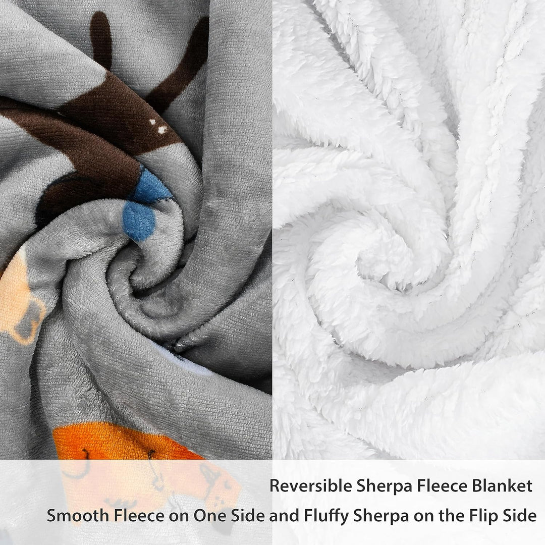 Catalonia Classy Sherpa Decke Kuscheldecken, Extra Dicke Warm Sofadecke Couchdecke in zweiseitig, Su