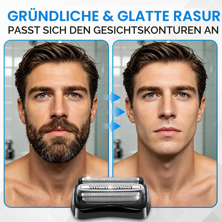 2 Stück 32B Scherkopf Ersatz Kompatibel mit Braun Series 3 - Rasierer 3000s 3010s 3040s 3050cc 300s