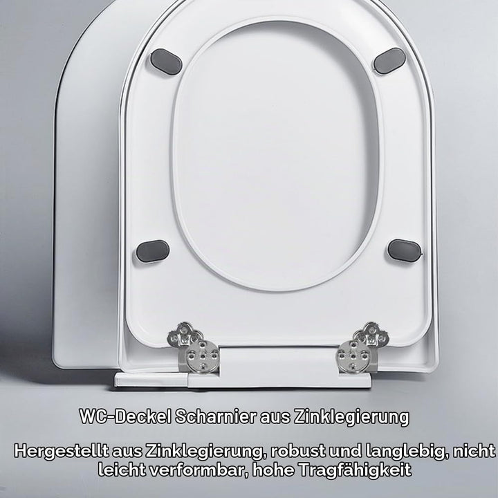 Wc Sitz Scharniere Ersatzteile, Befestigungs-Set für Toilettendeckel mit Absenkautomatik WC Scharnie