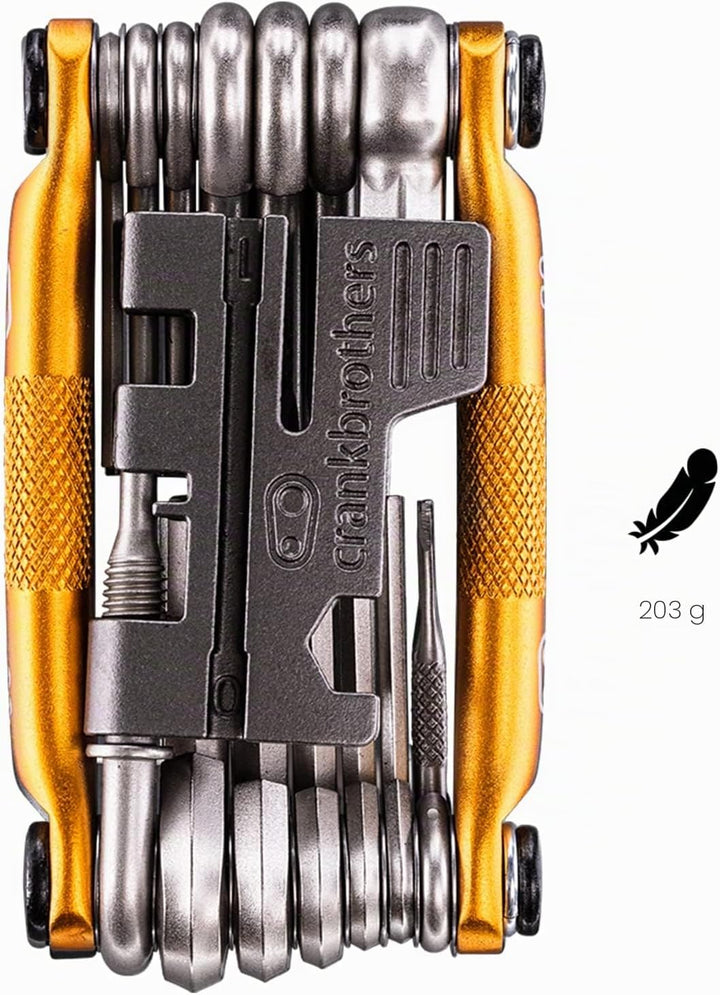 Crankbrothers Multitool M-20 Gold Multicolor, Multicolor
